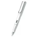 Plniace pero Lamy Safari Shiny White, hrot EF